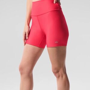 ALO Yoga Red Bike Shorts